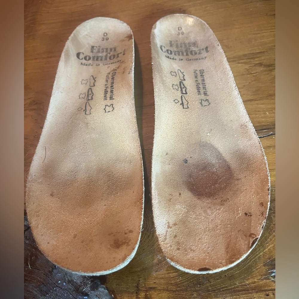 Finn Comfort insoles size 39 / US 8.5